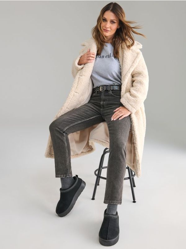 Sinsay Sinsay - Traperice - dark grey jeans