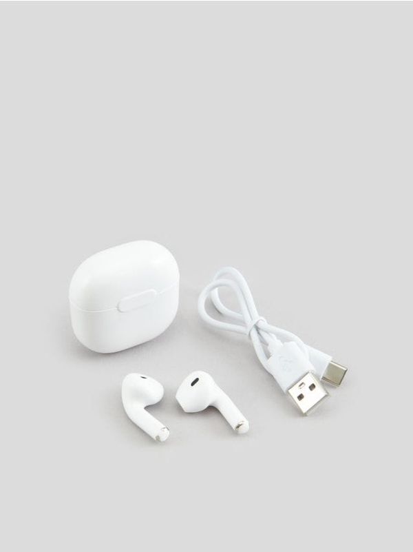 Sinsay Sinsay - Ušne slušalice s kutijom - bijelo