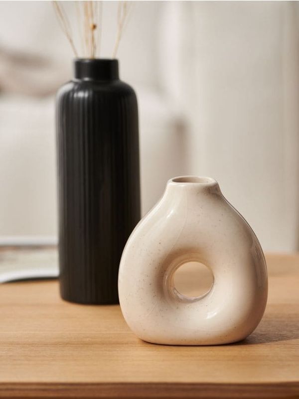 Sinsay Sinsay - Vaza za cvijeće - krem