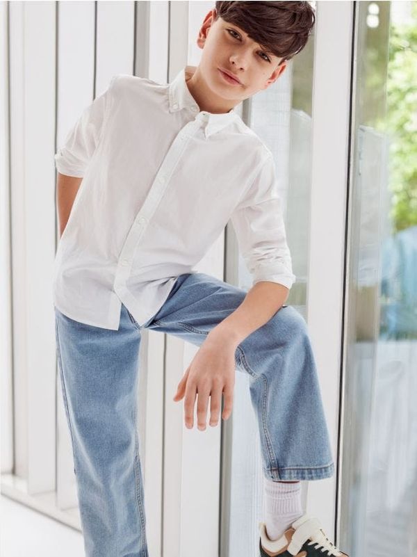 Sinsay Sinsay - Wide leg farmerke - plava