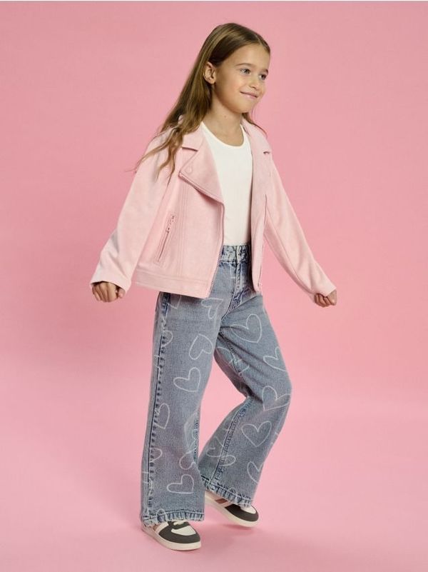 Sinsay Sinsay - Wide leg farmerke - sivo