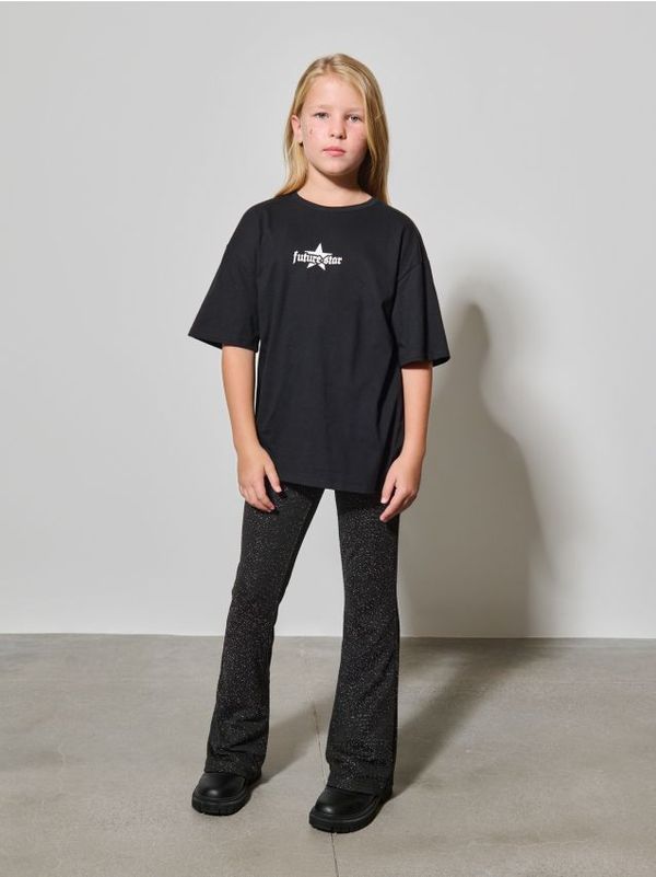 Sinsay Sinsay - Wide leg hlače - crno