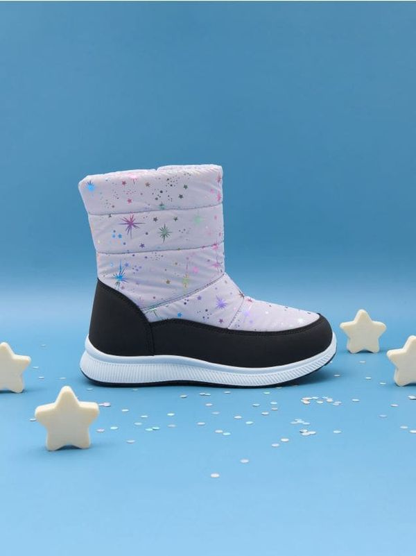Sinsay Sinsay - Zimske čizme sa postavom od vune - ljubičasta