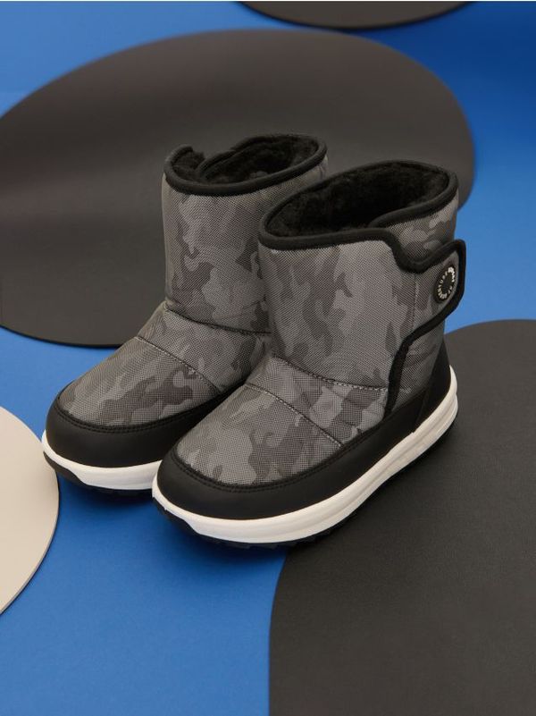 Sinsay Sinsay - Zimske čizme sa postavom od vune - srebrno